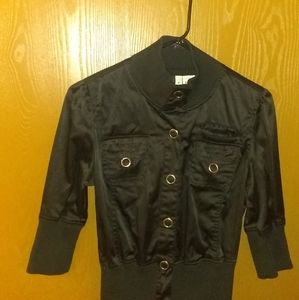 VOICE STRETCH GIRLS BLACK JACKET